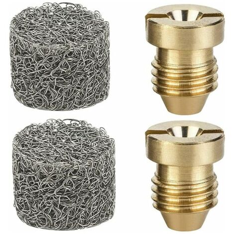 2 Sets Foam Cannon Nozzle and Foam Machine for Universal Snow Foam Cannon High Pressure Washer Orifice Nozzle Tips Nozzle Tip 1.1mm Thread and Filter 4000 PSI (1/5)