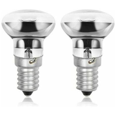 R39 E14 40W Lava Bulbs Small Edison Screw SES Reflector Lava Lamps Warm White 2800K R39 Dimmable (2pcs) (1/5)