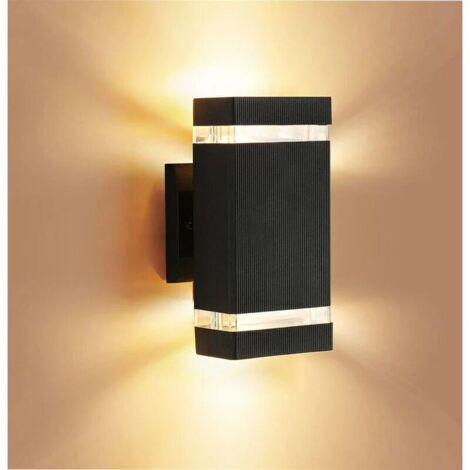 Dusk Till Outdoor Lighting, Exterior Light Fixture with LED Bulbs, IP65 Waterproof Aluminum Exterior Wall Sconces for Home, Garage, Porch, Gate