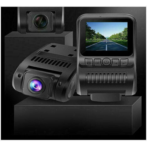 Dashcam 1080p Front and Rear 【New Version】 170 Degree Wide Angle Supercapacitor Dash Cam Car Camera with Motion Detection, G-sensor, Recording, Black (1/4)