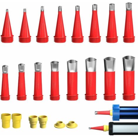 Stainless Steel Gasket Nozzle, Sealant, Gasket Nozzles, Gasket Finisher, Silicone Cutter, Bladder, One Piece Stainless Steel Nozzle Set (1/5)