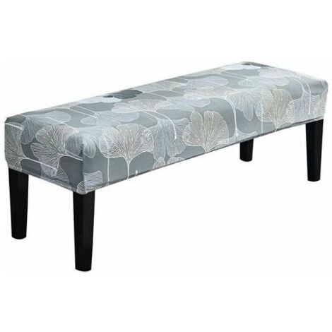 Printed Dining Room Bench Cover Printed Bench Seat Cushion Covers Stretchy Padded Bench Cover Removable Washable Dining Chair Covers for Bedroom (1/5)
