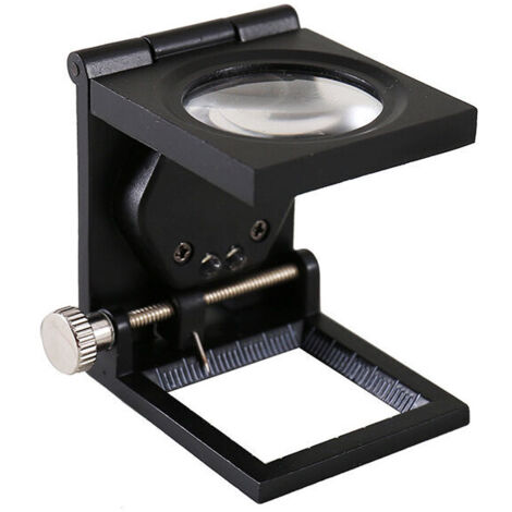 Standable Magnifier - 50x Portable Folding Magnifier Unbreakable Magnifying Glass (1/5)