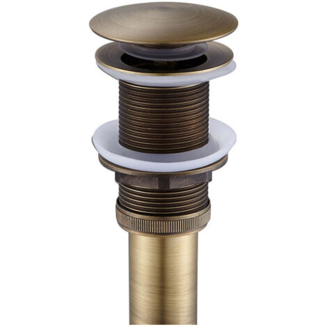 Retro Pop-up Sink Plug Drain without Overflow,Universal (1/4)
