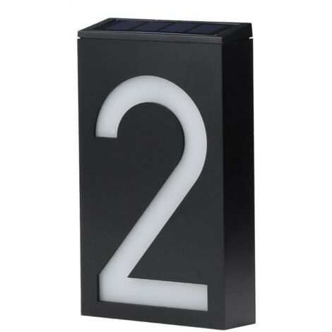 Solar House Number Light, House Number Light Digital House Number Light (2) (1/5)