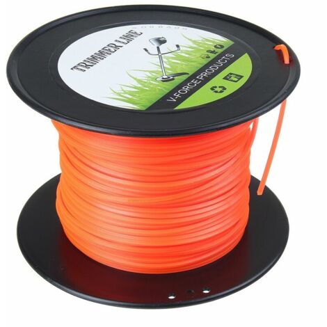 2.4mm x 100m Heavy Duty Nylon Square Edger Line Brush Cutter Cord Rope (1/5)