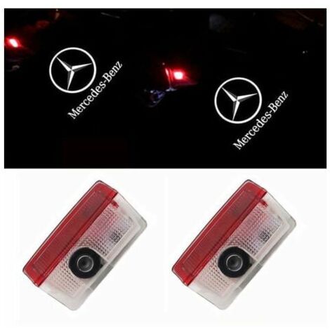 GHOST 2PCS Apply to Mercedes Benz E-Class C-Class GLS/GLC/GLB/GLA Barbos Welcome Lamp Decoding Door Projector Lamp (1/5)