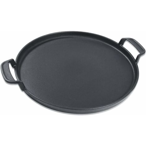 30cm Round Griddle for 57cm Weber Charcoal Grills, Weber Gourmet Grill System, Weber One-Touch, Cast Iron Griddle Replacement Part (1/5)