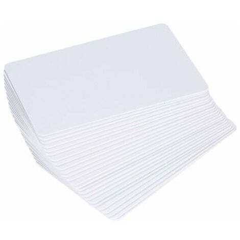 125KHz RFID Card Readable Writable Rewrite Blank White Key Cards for Access Control 25pcs - GHOST (1/5)