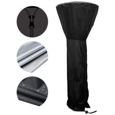 Garden heater cover garden outdoor waterproof heavy duty furniture protective cover black 2268548CM (1/5)