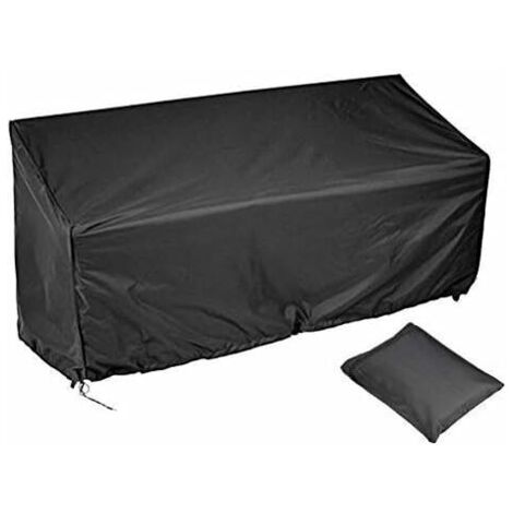 Bench Cover Garden Shelter 3 Seater Waterproof Oxford Garden Bench Cover Waterproof Patio Furniture Cover High Quality Oxford Polyester Cover 163x66x63/89 (1/5)