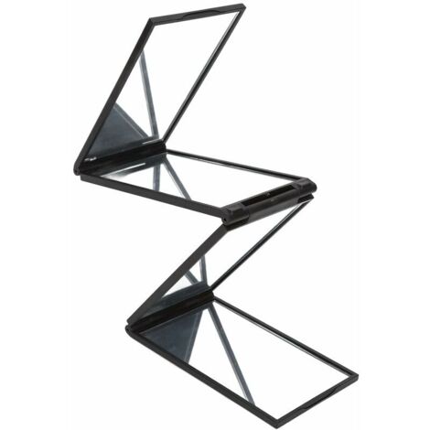 4-Way Mirror, Portable 360 Degree Desktop 4-Panel Mirror for Haircutting, Trifold Haircut Mirror for Self Haircut (1/5)