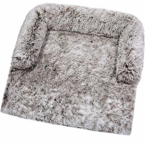 Soft Plush Dog Mat Ultra Soft Washable Pet Fur Calming Dog Bed (M, Coffee) (1/5)