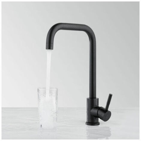 MAGIC Black Pearl Kitchen Faucet, 360° Flexible Swivel Sink Mixer Tap, Kitchen Taps in 304 Stainless Steel Corrosion Resistant Baking Paint (1/5)