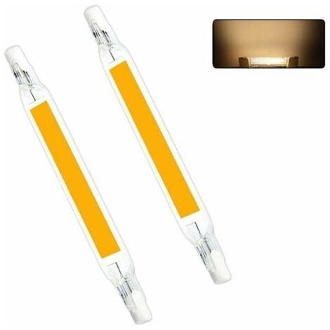 R7S LED Light Bulbs, 78mm 230V Non Dimmable COB LED Halogen Lamp Equivalent Spotlight Replacement Energy Saving Floodlight Linear Light (5W Warm White) [Energy Class A+] (1/5)