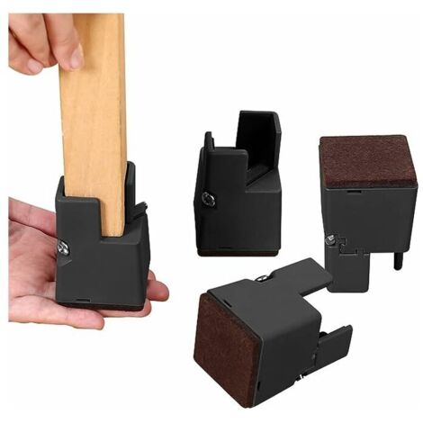 furniture risers, adjustable chair risers with screw clamp, heavy duty bed risers from (1/5)