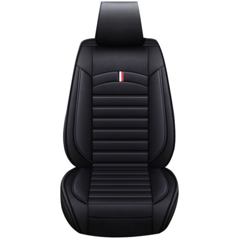 Universal Car Seat Mat Cover PU Leather Breathable Cushion Cover 4 Colors (Black)