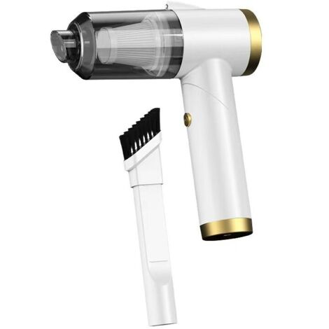 Vacuum Cleaner for Tesla Car Cleaner for Model 3/X/Y/S Cordless Handheld Vacuum Cleaners with LED Light Accessories with Powerful Suction 5V/120W/9000Pa 90° Foldable Vacuum Cleaner White (1/5)