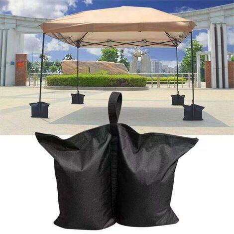 1 Pack Gazebo Sand Weights Industrial Grade Heavy Duty Double-Stitched Sand Weight Bags, Leg Weights for Pop up Canopy Tent Sun Shades, Umbrella, Trampolines Weighted Feet Bag (1/5)