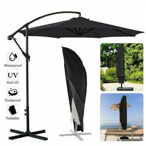 Cantilever Parasol Cover, Waterproof, Windproof, Anti-UV, Heavy Duty 420D Oxford Fabric Parasol Cover 265CM(407050CM) Parasol Cover (1/5)