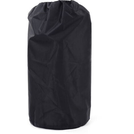 210D Black Oxford Cloth Gas Tank Cover Small Outdoor Propane Tank Cover 31x59cm (1/4)