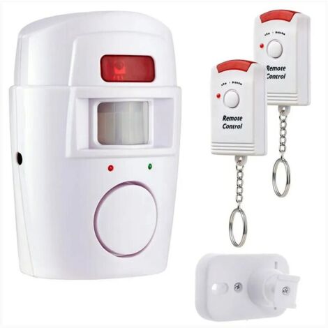 Wireless PIR Motion Sensor Alarm with 2 Remotes Door Window for Home Shed Garage Caravan Security Alarm System (1/5)