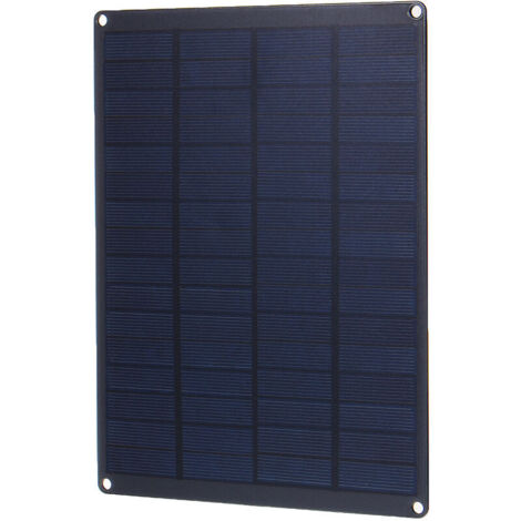 9 in 1 5W Solar Panel Battery Charger Kit For Car RV Boat Caravan Motorhome (1/5)