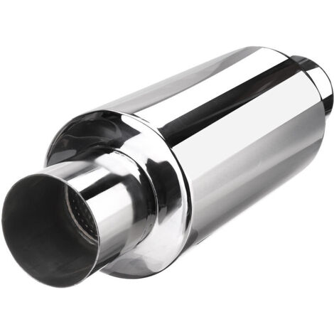 Exhaust 5 x 3'' x 10 Inch Long Universal Silencer Resonator Muffler Back Box T304 (1/3)