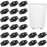 22pcs Small Caster Wheels, Mini Casters for Furniture, Swivel Casters, Transfer Furniture Casters, Mini Self Adhesive Universal Wheel for Trash can Storage, Small Furniture
