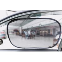 44 x 36 cm Black Nylon Mesh Car Sun Shade, Side Window Sun Protection, Super Strong Suction Cup