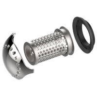 Bathtub Hair Catcher Filter Stainless Steel Drain Hair Catcher for Bathtub Fits Drain Sizes from 3.5cm to 4.5cm