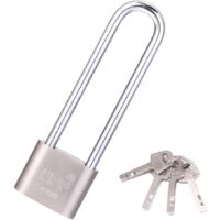 Long Lock Bike Door Lock Anti-theft Door Lock Drawer Door Cabinet Lock with Keys