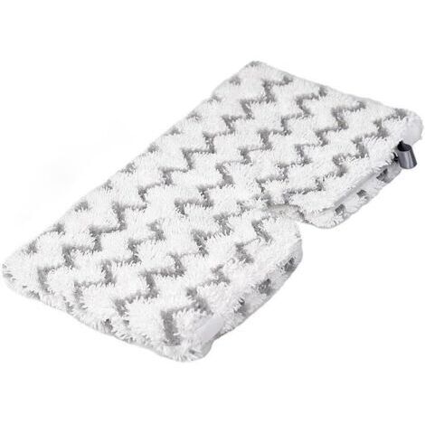 Dampfmoppbezug, Moppzubehör, Moppkopf S3501, Ersatz-Mopppad aus Faser, graue Streifen (1/3)