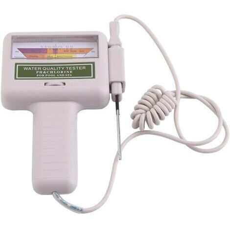 Automatischer pH-Tester von Ahlsen, Chlor-pH-Meter, digitaler Wasseranalysator, speziell für Schwimmbäder, Whirlpools und Aquarien