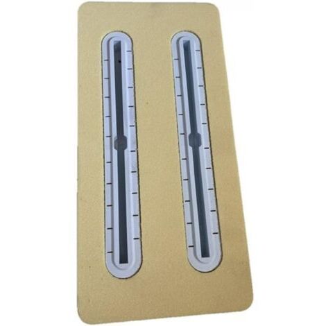 Hydrofoil Rail Box Universelle – PVC Mousse, Résiste à L'eau Et Aux UV, Légère – Montage Pour Surf, Sup, Windfoil – Noir, 2 Rails De Fixation