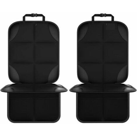 FOREHILL Protections De Sièges De Voiture,Protecteur De Siege De Auto Pour Enfants - Protèges La Tapisserie Des Sièges De Voiture, Compatible Isofix, Taille Universelle,Avec Poches Organisateur (1/4)
