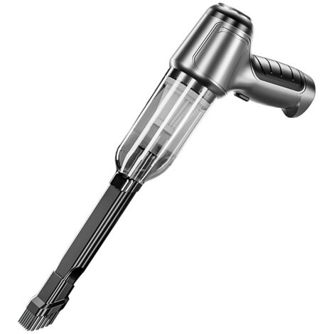 4-in-1 Aspirateur Voiture Puissant sans Fil, 12KPA Aspirateur a Main avec Moteur sans Balais et Type-DC, Souffleur Air Comprimé Nettoyage PC, Mini Aspirateur sans Fil a Main (1/5)