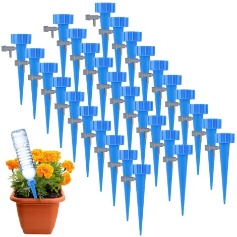 Goutte a Goutte Bouteille 30 Pcs goute a goute arrosage bouteille, Goutte a Goutte Jardin, Réglable Goute a Goute Arrosage Bouteille, d'Arrosage Arrosage Automatique Interieur Extérieur (1/5)