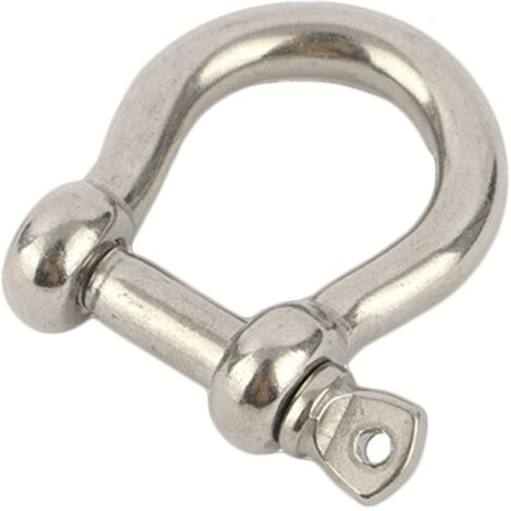 Anneau de verrouillage en U pour manille - M14/1,4 cm - Anneau en U en acier inoxydable 304 pour construction robuste, gréement, récupération de véhicule, remorquage, attaches, suspension - 2 pièce (1/5)