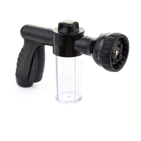 Jardin douche à main jardin buse de mousse de tuyau, 8 modes pulvérisateur de jardin pour lavage de lave (1/5)
