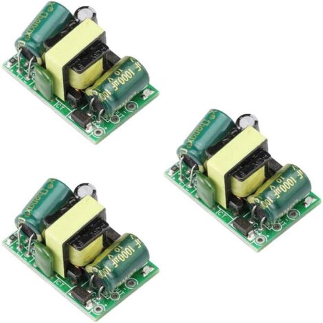 3PCS Precision AC-DC 12V400ma AC85-265 V à DC 12V Switching Module d'alimentation Convertisseur Buck 400mA 5W LED réglementé (1/5)