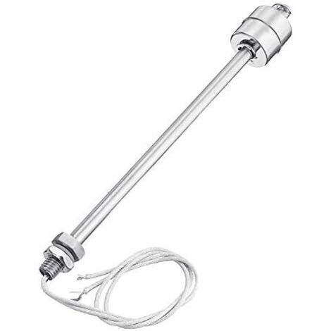 Contrôleur de niveau de capteur de liquide de commutateur de flotteur vertical de réservoir de débit d'eau d'acier inoxydable - 200Mm 24VDC 0.5A (1/4)