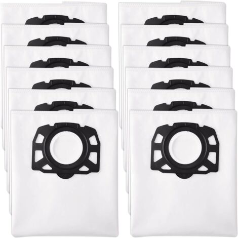 15 Vacuum Cleaner Bags for Karcher WD4 WD5 WD6 MV4 MV5 MV6 KFI 487 2.863-006.0 (1/5)