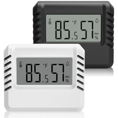 Thermomètre Hygromètre Numérique, 2pcs Mini Thermomètre Intérieur, Grand écran LCD, Portables, Enregistrement Min/Max, pour Maison Terrarium Chambre Bébé Couveuse Cave (1/5)