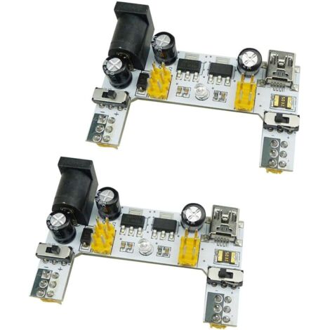 2PCS 2 canaux Planche à Pain Power Supply Module Compatible 3.3V 5V Module de Puissance (1/5)