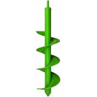 Litzee – Mèche pour tarière 10cm x 40cm – Acier pour sols durs – Compatible mandrin 3/8" – Creuse des trous dans argile et glace