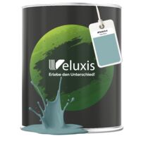 Pittura murale azzurro-grigio chiaro opaca per interni – Copertura classe 1, senza COV, senza primer, a bassa gocciolatura – Soggiorno e camera da letto – 2,5 L – Veluxis (Mist Blue)