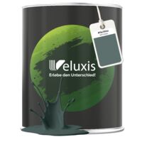 Pittura murale verde verde scuro opaca per interni – Copertura classe 1, senza COV, senza primer, a goccia – Soggiorno e camera da letto – 1 L – Veluxis (Soft Green)