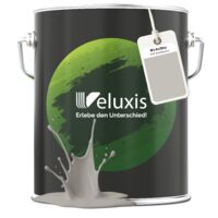Pittura murale grigio chiaro beige grigio opaca per interni – Copertura classe 1, senza COV, senza primer, a goccia – Soggiorno e camera da letto – 5 L – Veluxis (Soft Sandstone)
