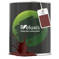 Pittura murale marrone Dark Earth opaca per interni – Copertura classe 1, senza COV, senza primer, a bassa gocciolatura – Soggiorno e camera da letto – 1 L – Veluxis (Dark Earth)